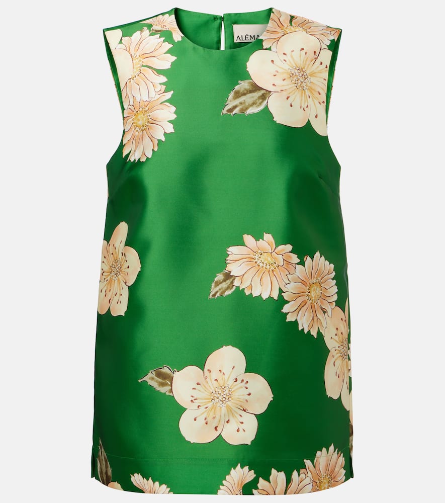 Alémais Sage floral top