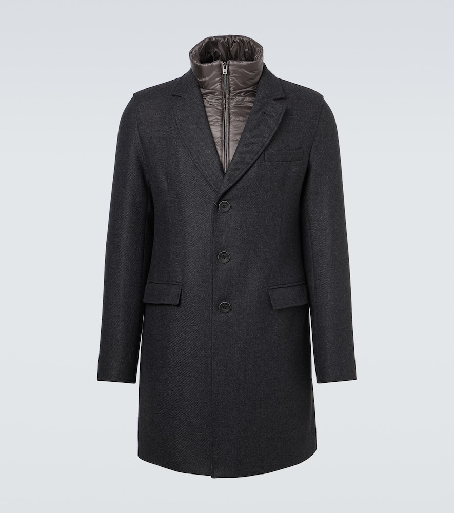 Wool-blend coat