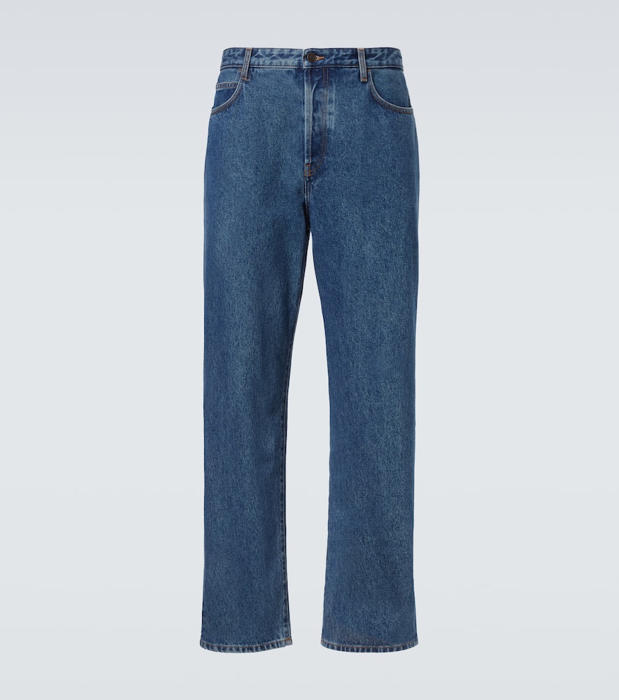 The Row Morton Wide-leg Jeans In Blue