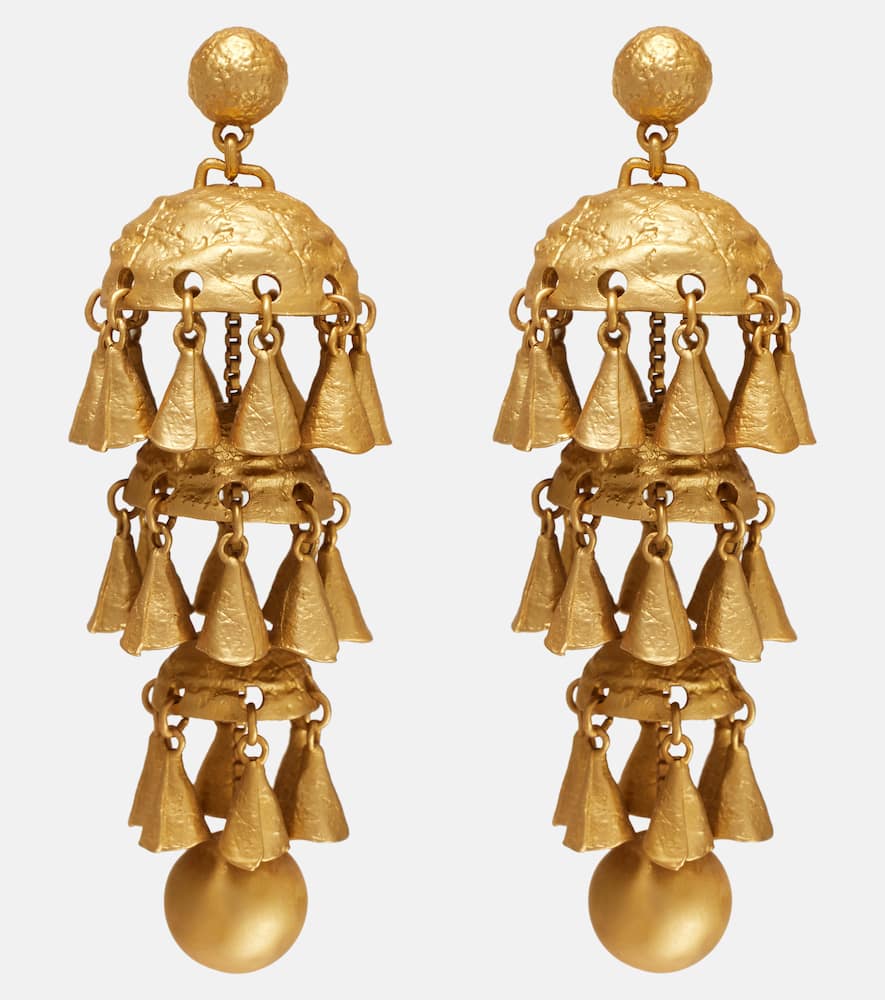 Zimmermann Whimsy Chandeliers 14kt Gold-plated Drop Earrings