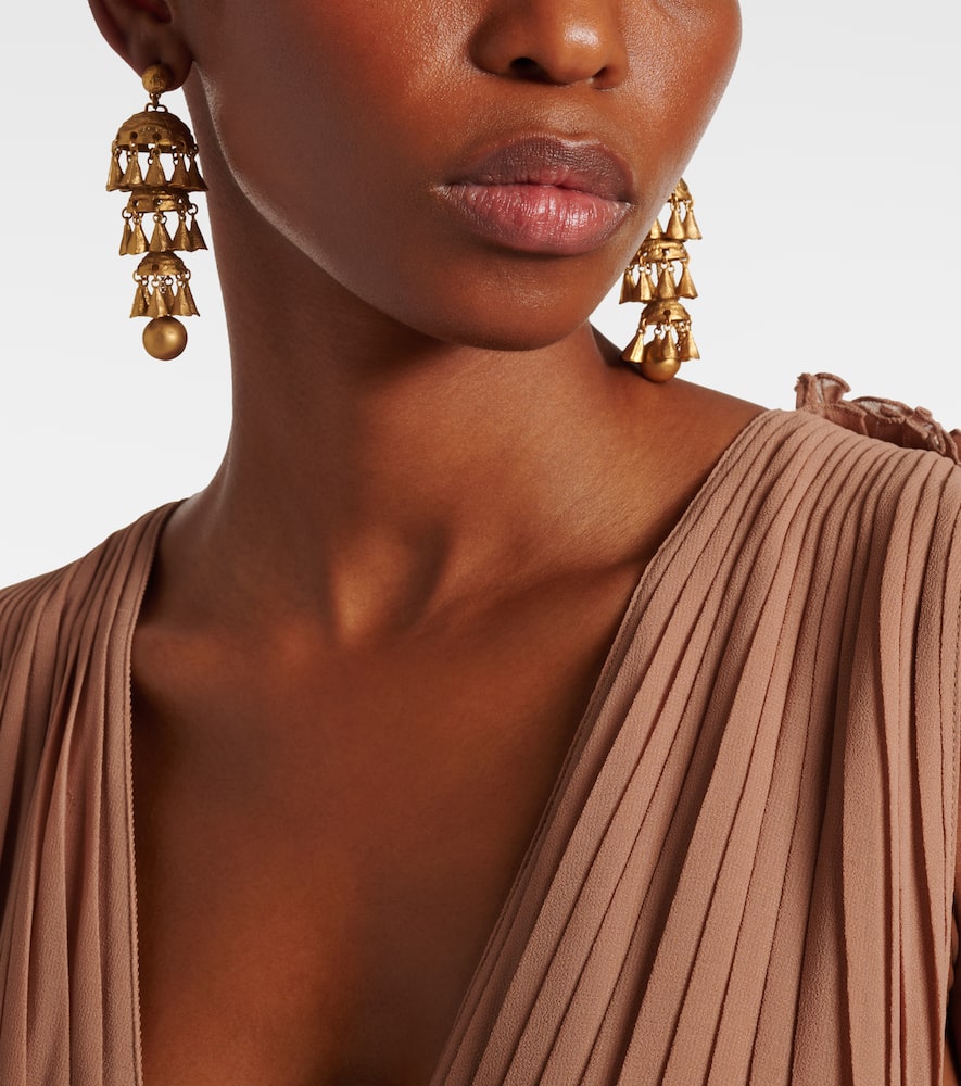 Zimmermann Whimsy Chandeliers 14kt Gold-plated Drop Earrings In Gold