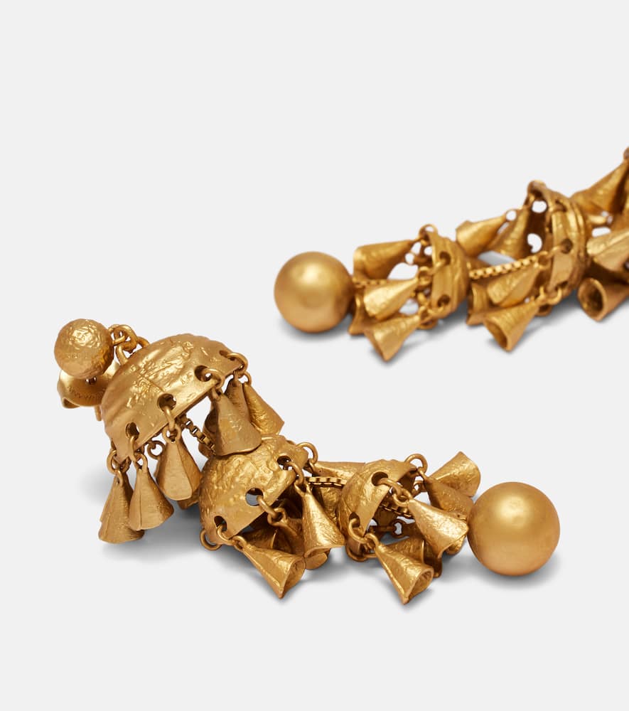 Zimmermann Whimsy Chandeliers 14kt Gold-plated Drop Earrings In Gold