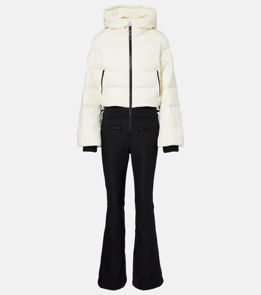 Perfect Moment Polar Flare Ski Suit In White