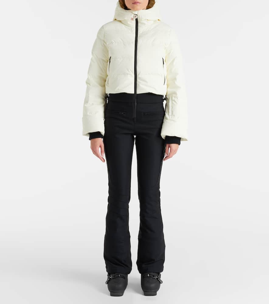 Perfect Moment Polar Flare Ski Suit In White