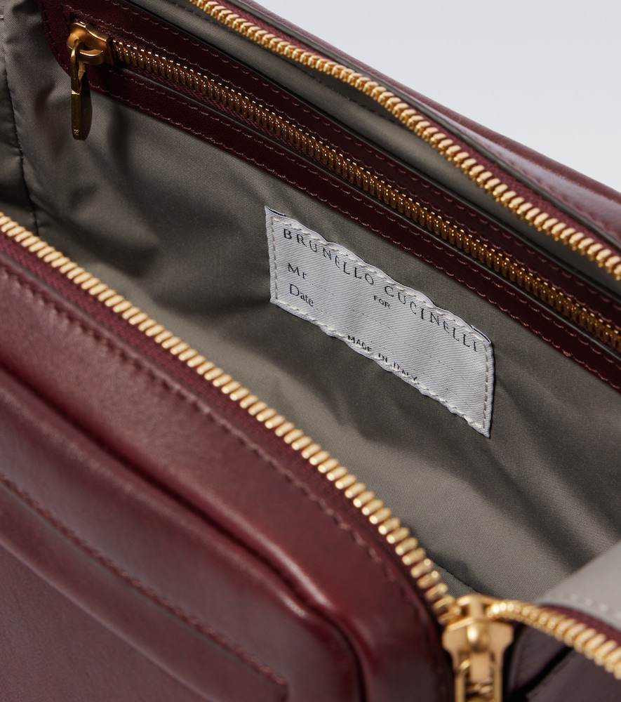  Brunello Cucinelli Brunello Cucinelli Leather Vanity Bag 