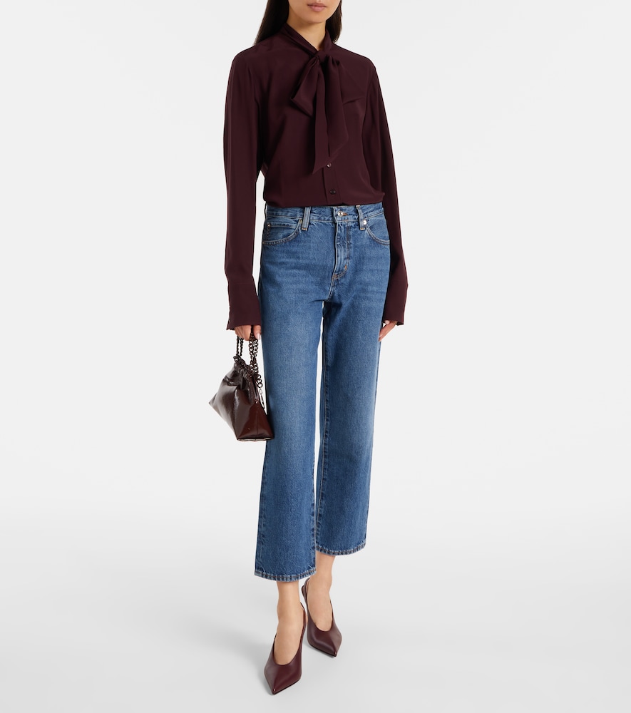 The Hang Low-Rise Straight-Leg Jeans