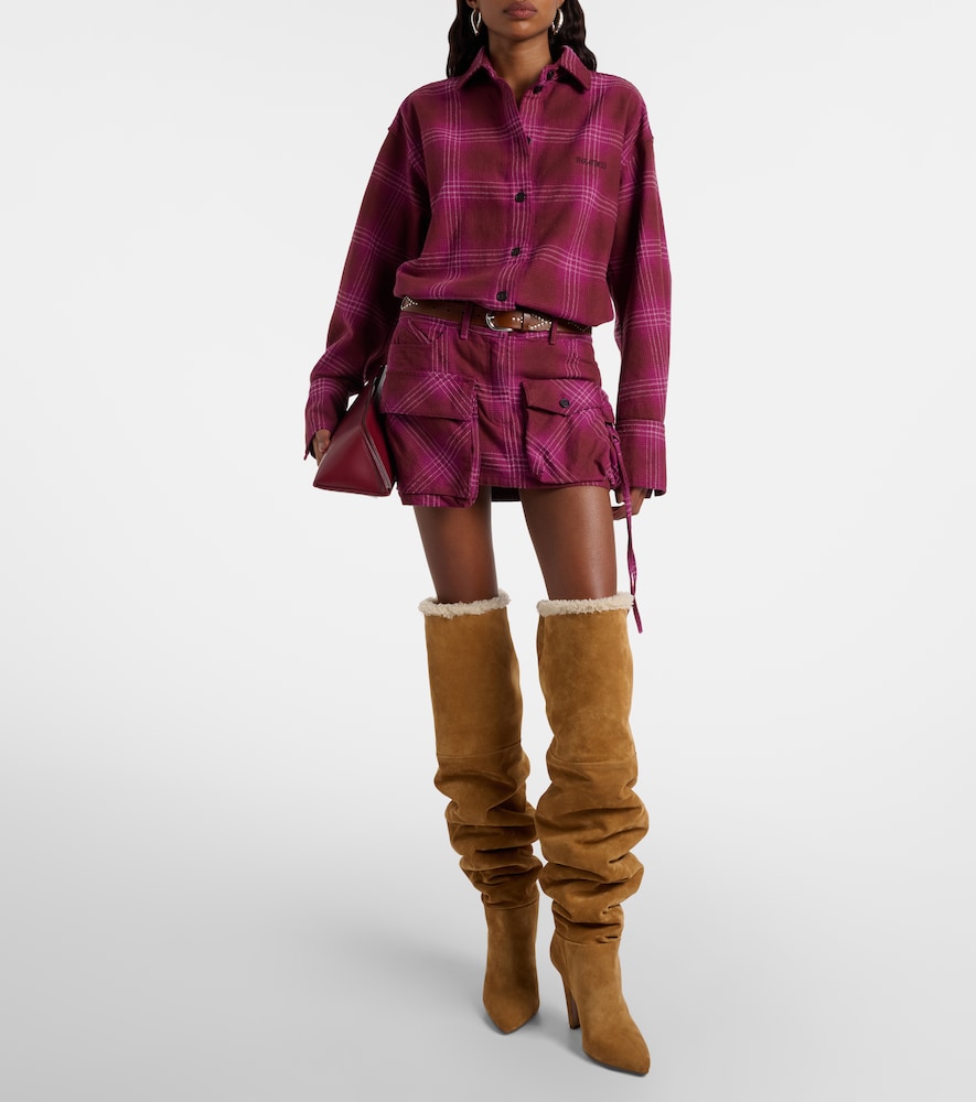 Elsa 100 Suede Over-The-Knee Boots
