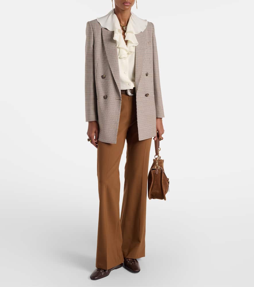 Etro Silk Shirt In White