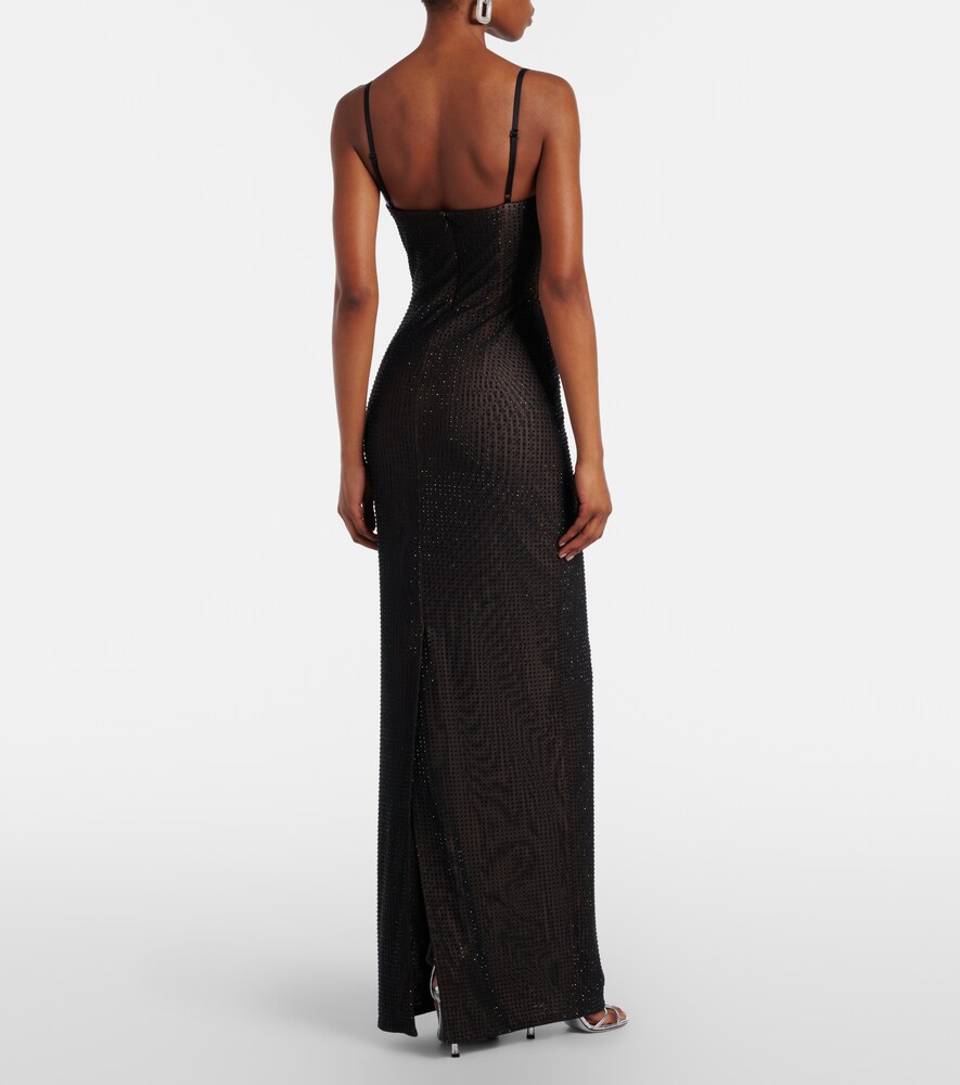  Area Area Crystal-embellished Gown 