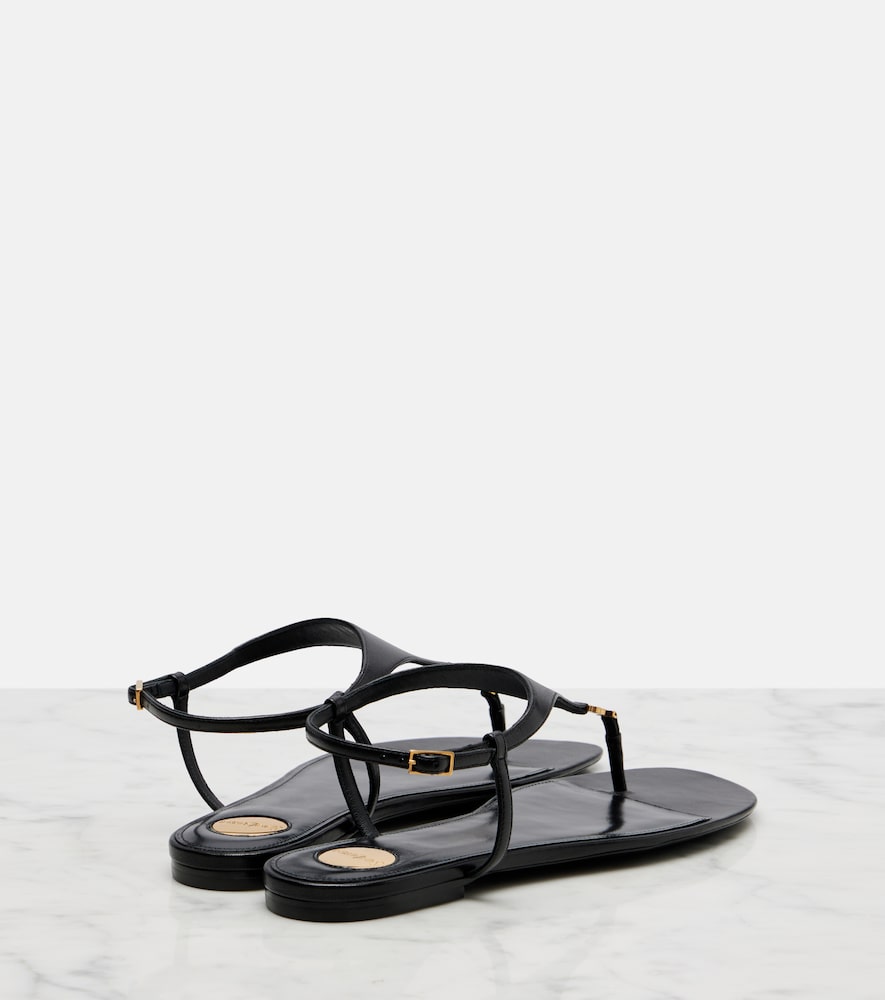 Cassandre Leather Thong Sandals