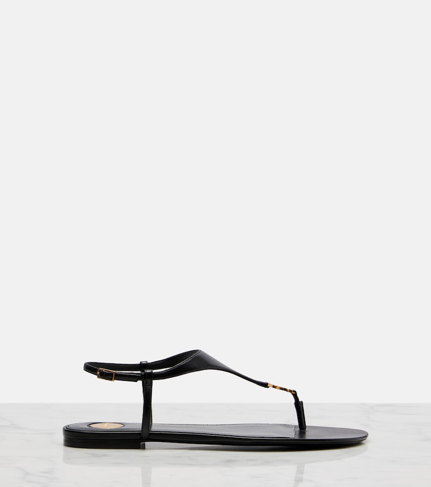  Saint Laurent Saint Laurent Sandalen Cassandre Aus Leder 