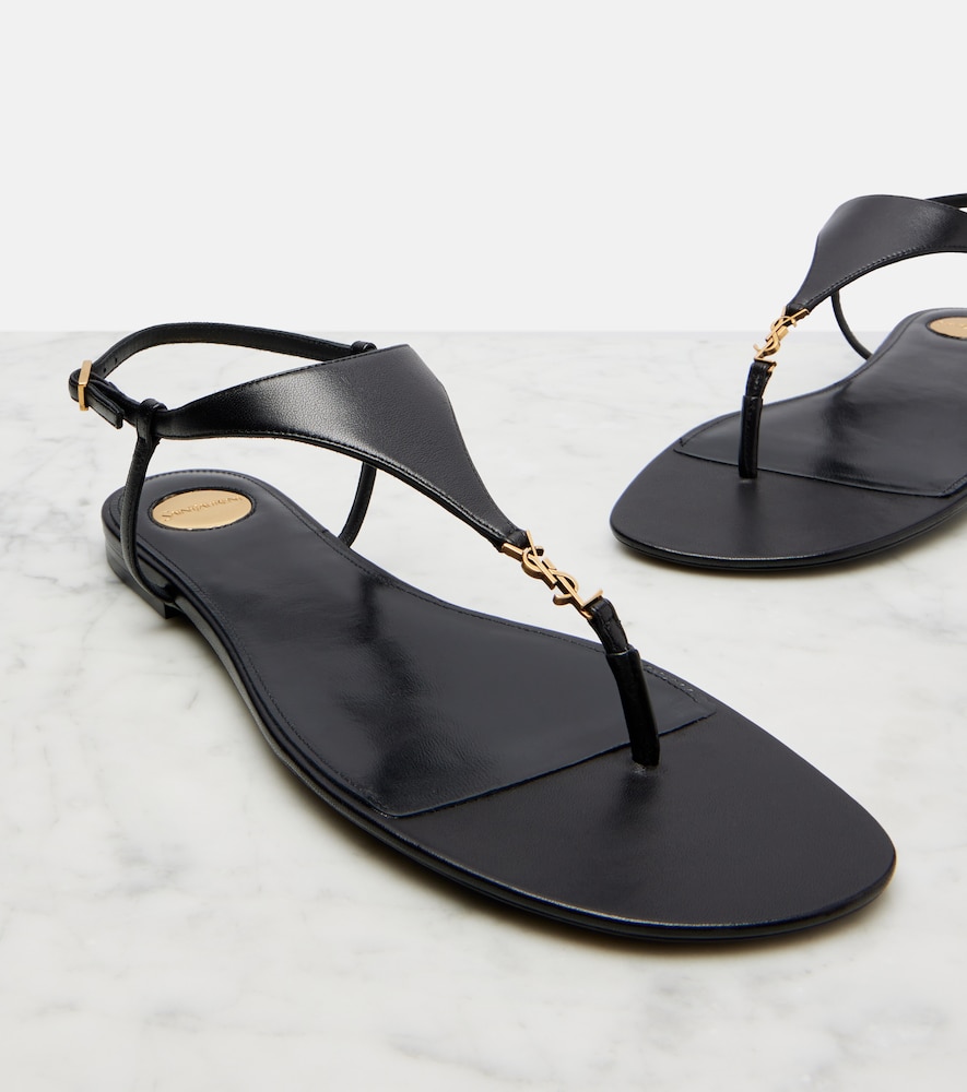  Saint Laurent Saint Laurent Sandalen Cassandre Aus Leder 