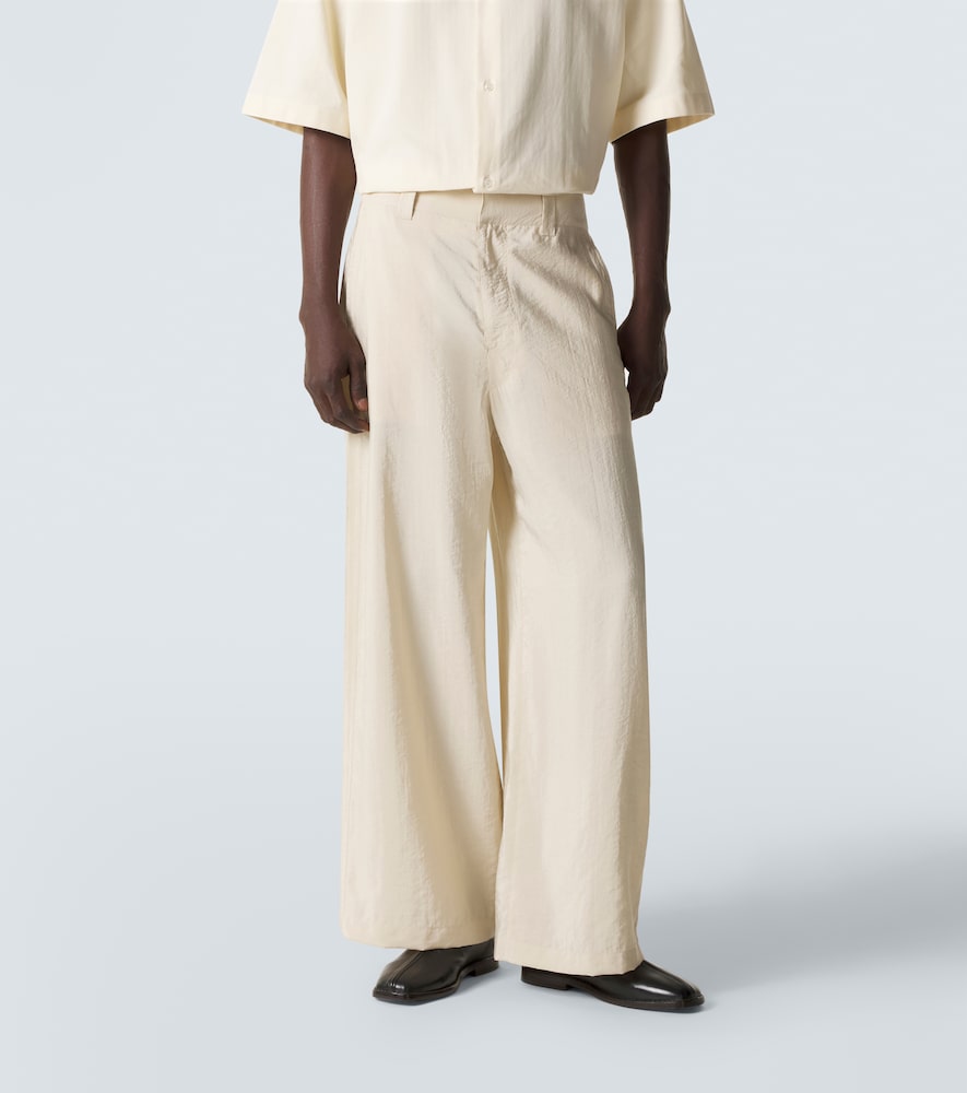  Lemaire Lemaire Silk-blend Wide-leg Pants 