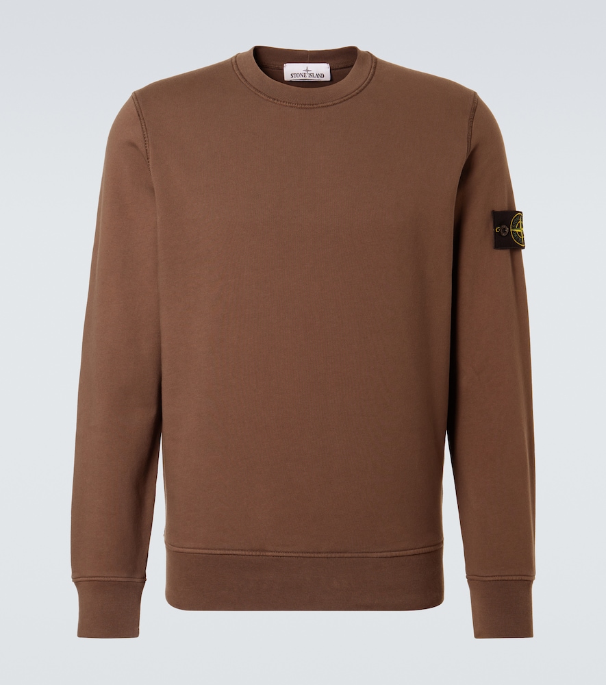 Stone Island Compass cotton fleece sweatshirt