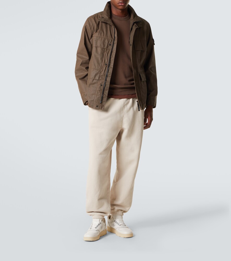 Stone Island Stone Island Compass Cotton Fleece Sweatshirt 