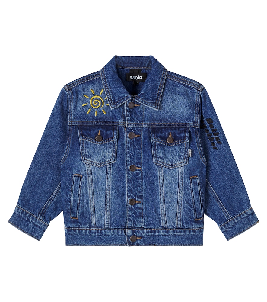Molo Blue Honore Patch-Applique Denim Jacket Y Size 8 - Mytheresa