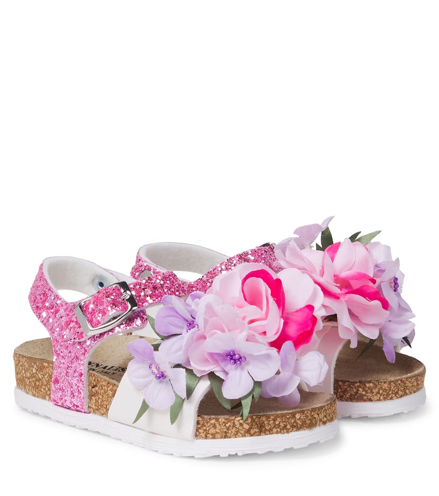 Sandalen mit Glitter