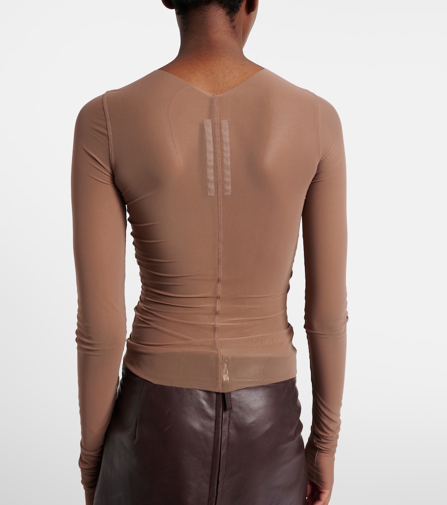  Rick Owens Rick Owens Temple Sheer Tulle Top 