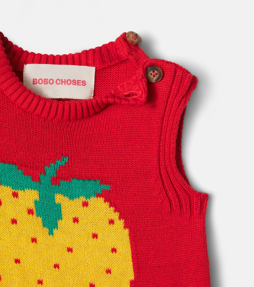  Bobo Choses Bobo Choses Baby Spieler Pixel Strawberry Aus Baumwolle 