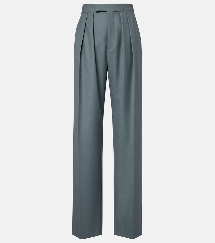 Chloé Pantaloni dritti in lana vergine