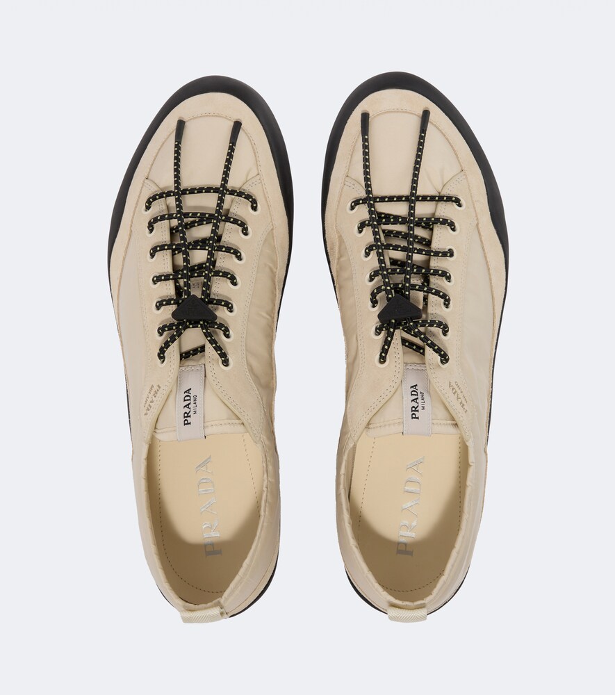  Prada Prada Sneakers Speedrock Aus Re-nylon Und Veloursleder 