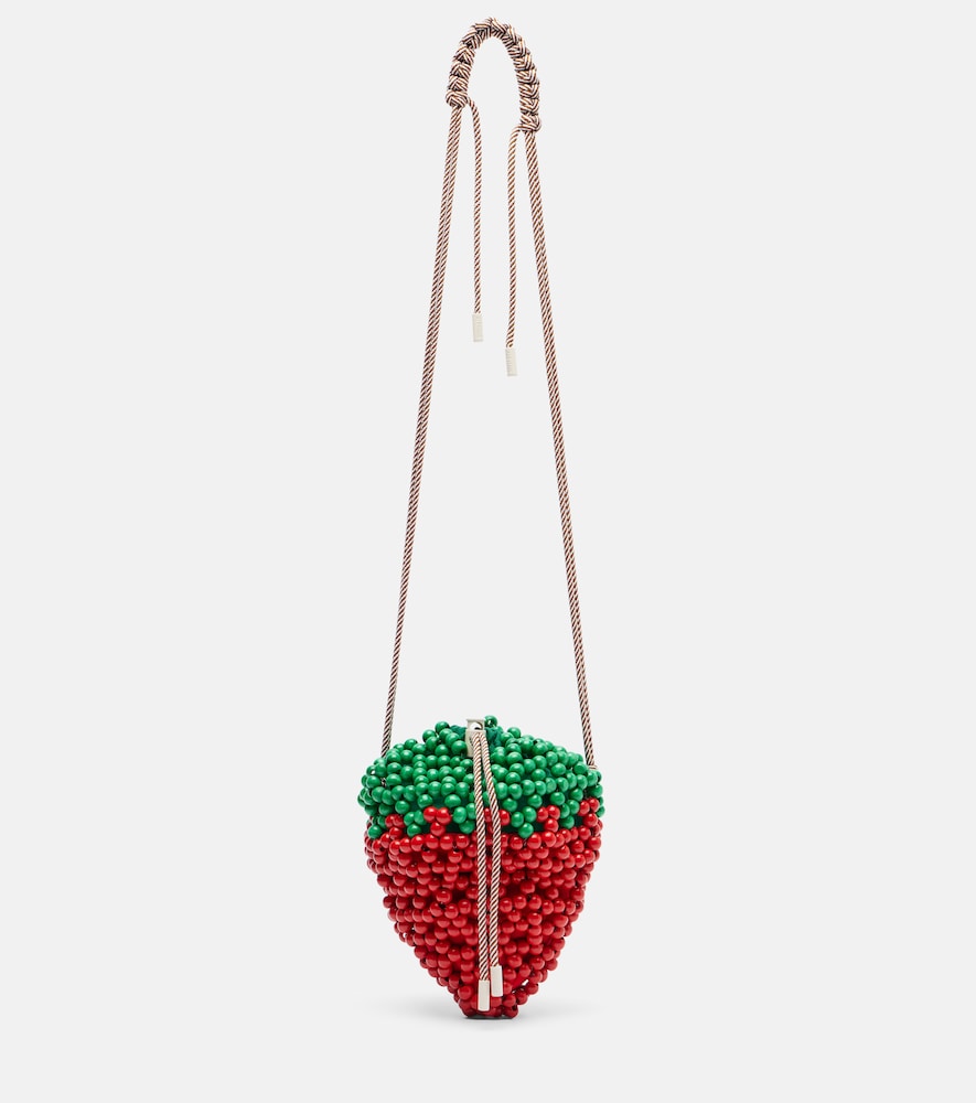 AlÃ©mais Borsa a tracolla Strawberry Mini con perline