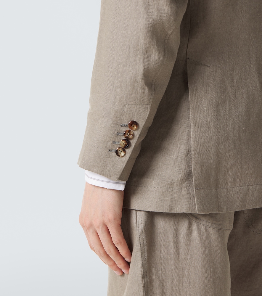  Brunello Cucinelli Brunello Cucinelli Blazer Aus Leinen 