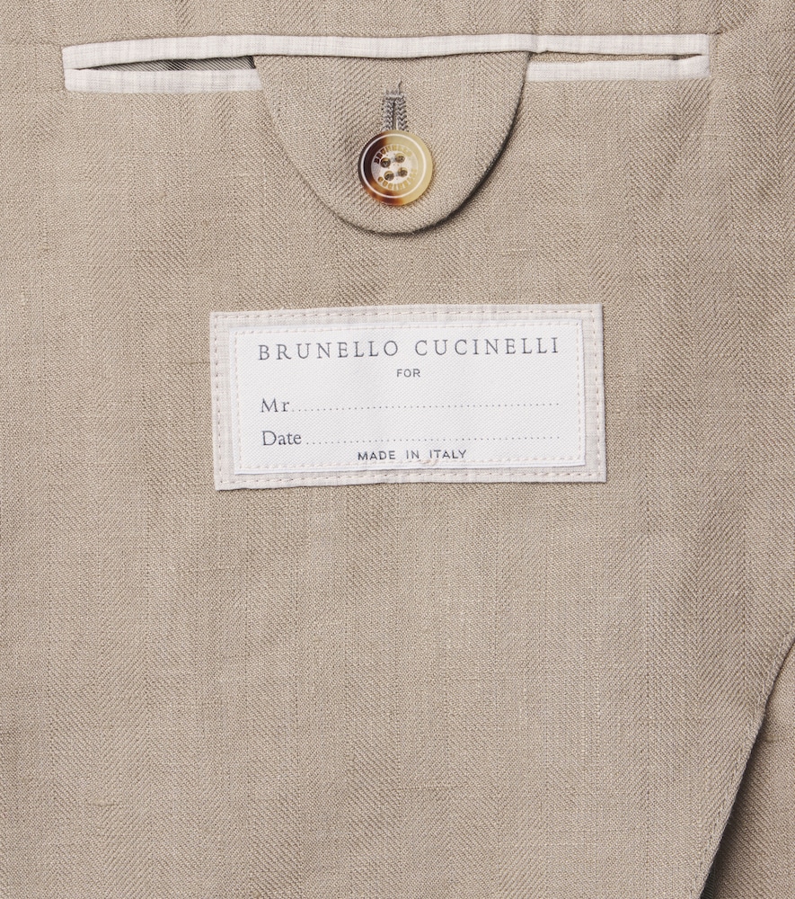  Brunello Cucinelli Brunello Cucinelli Blazer Aus Leinen 