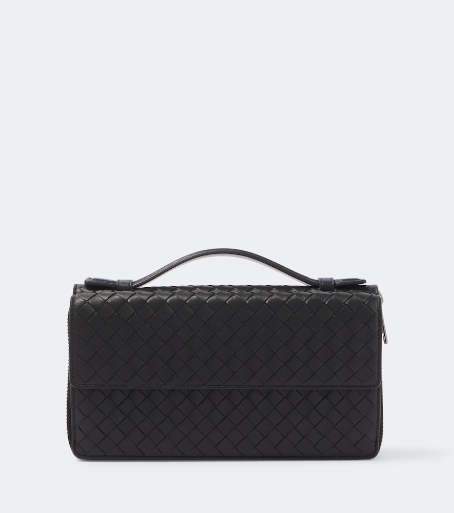 Etui Intrecciato aus Leder
