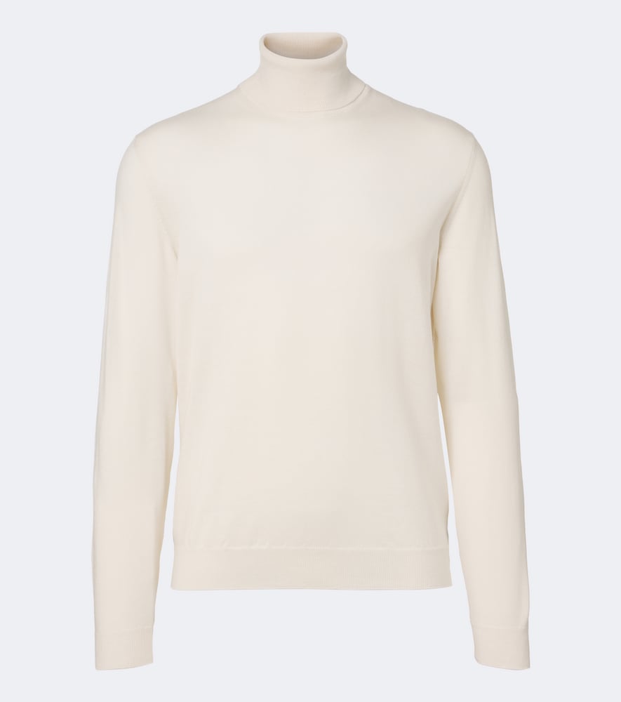 Slowear Men's White Virgin Wool Turtleneck Sweater UK Size 36 - Mytheresa