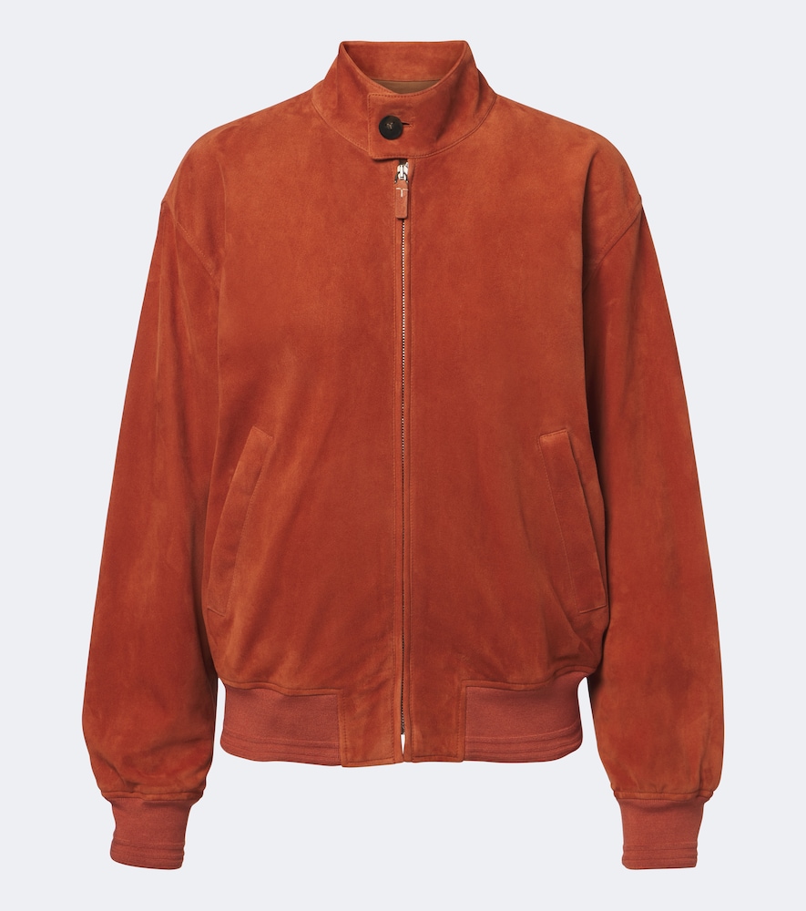 Giacca bomber in suede