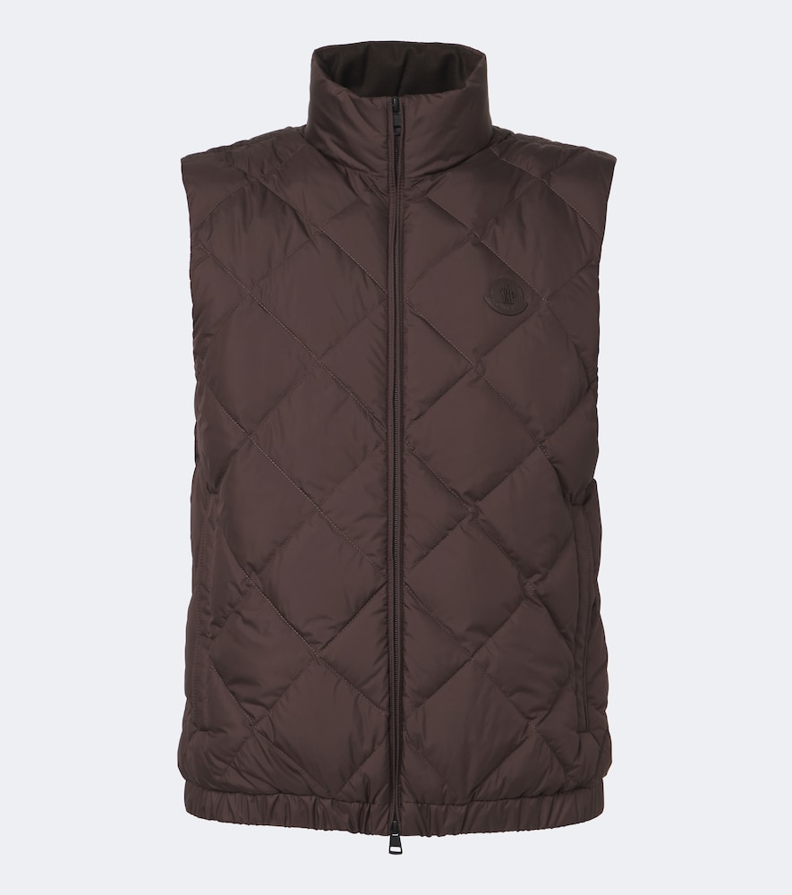 Moncler Herren Braun Daunenweste Chobe, Gr. 4 - Bild 2