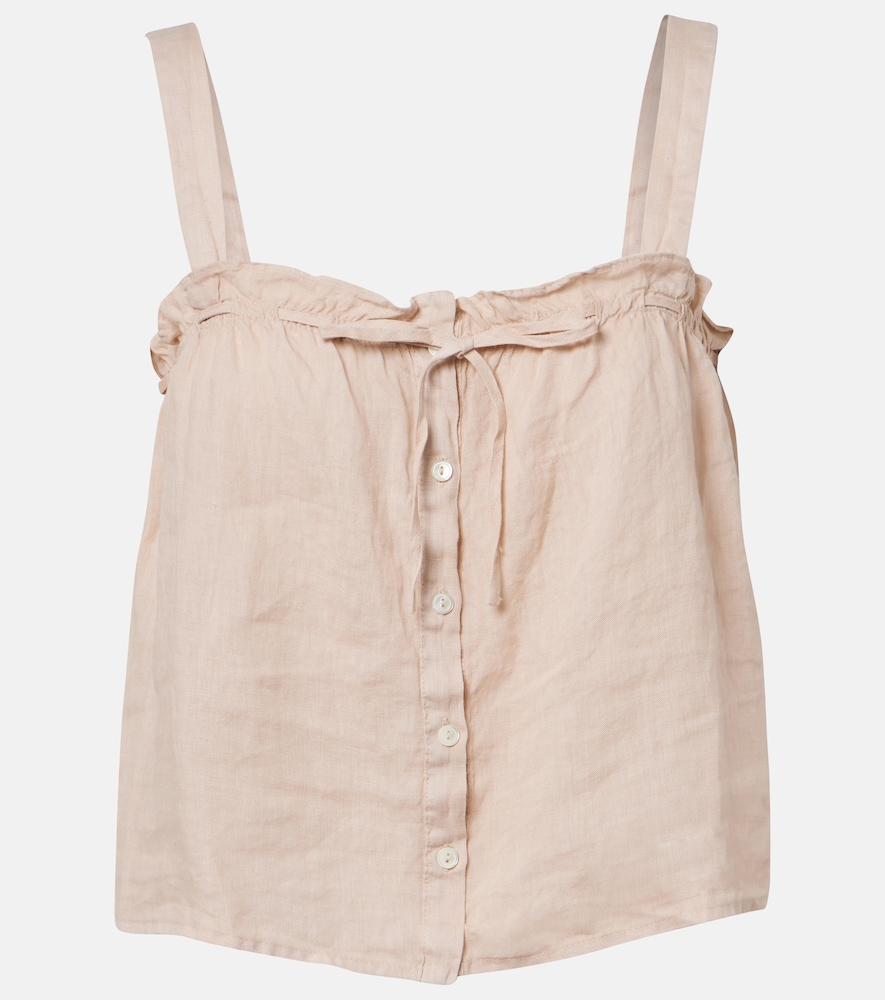 Velvet Izzie linen top | Thumbnail 6