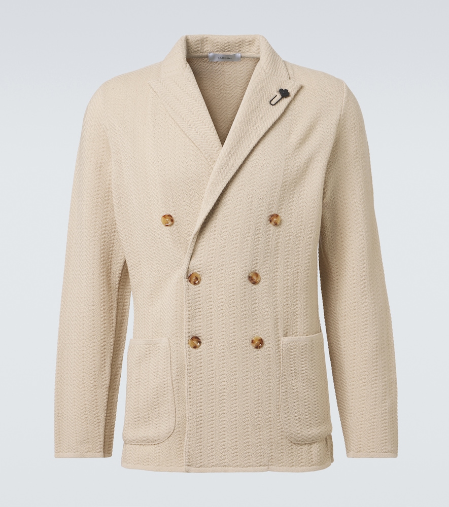 Double-Breasted Virgin Blazer