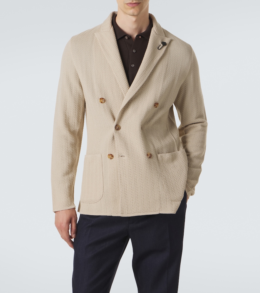 Double-Breasted Virgin Blazer