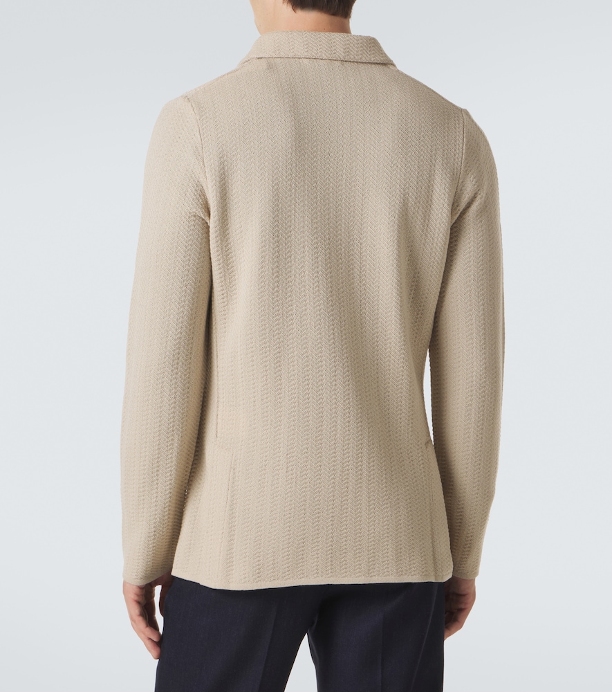 Double-Breasted Virgin Blazer