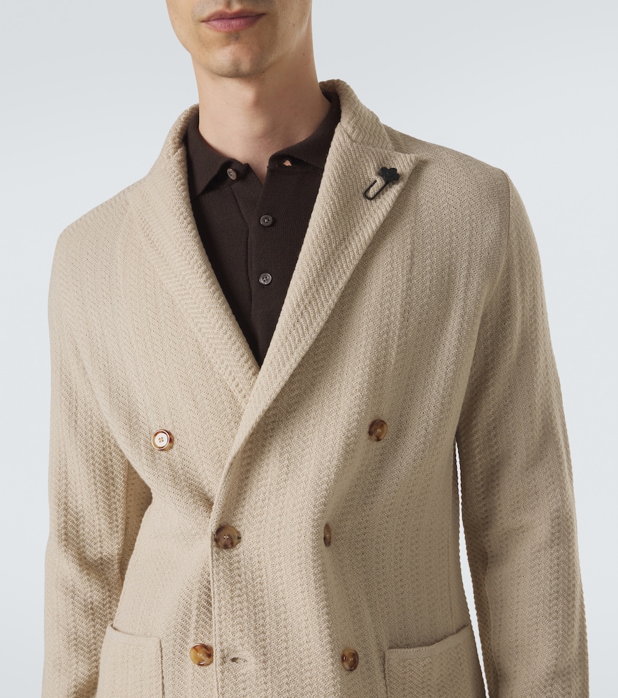Double-Breasted Virgin Blazer