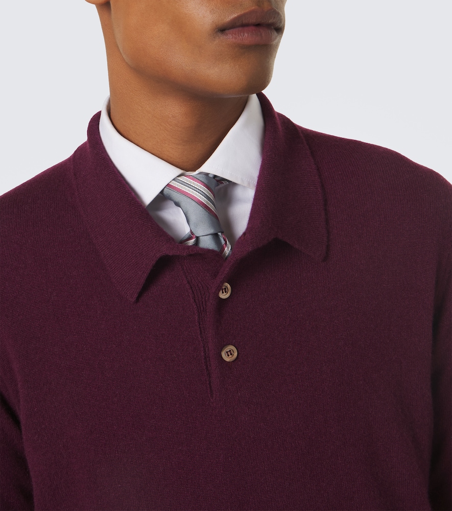 Cashmere Polo Sweater