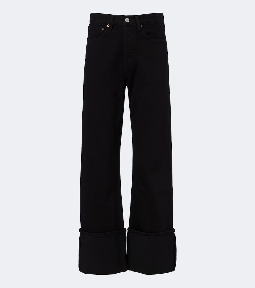 Wide-Leg Jeans Big Cuff