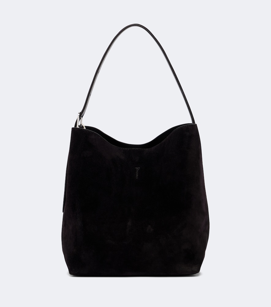 Tote Bag Belted aus Veloursleder