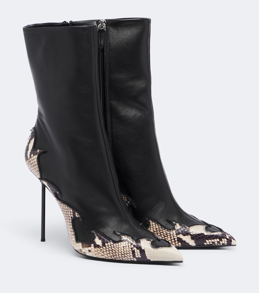 Ankle Boots Lidia Queen of Hearts aus Leder