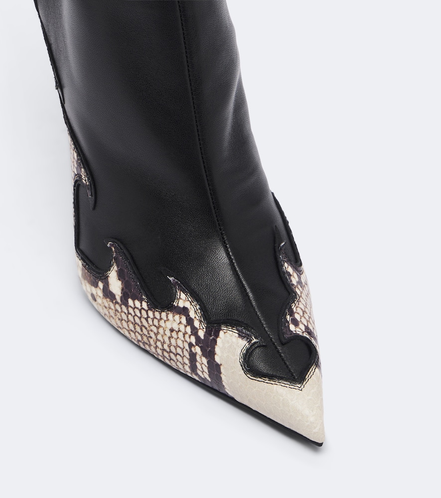 Lidia Queen Of Hearts Ankle Boots