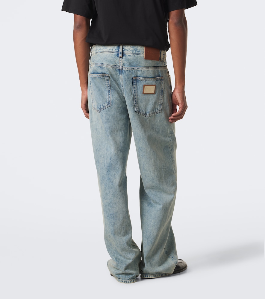 Dolce&Gabbana Faded Wide-Leg Jeans