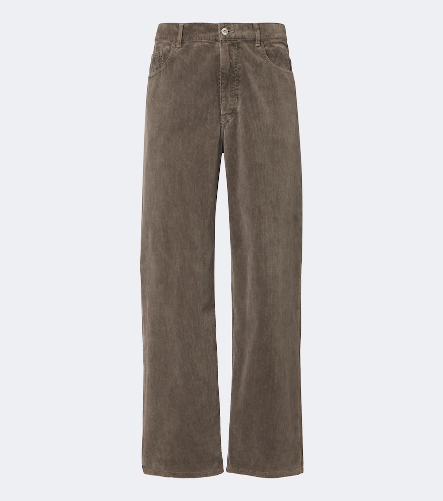 Weite Hose aus Baumwoll-Cord