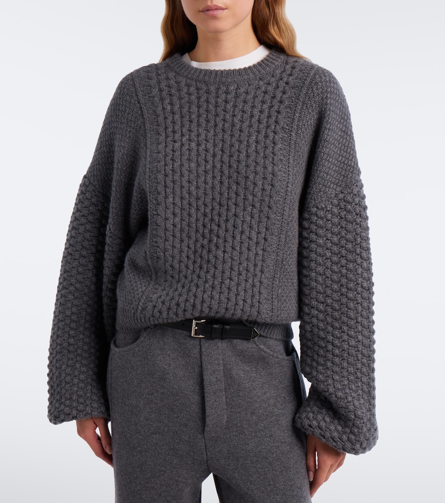 Clothilde Cable-Knit Cashmere Sweater