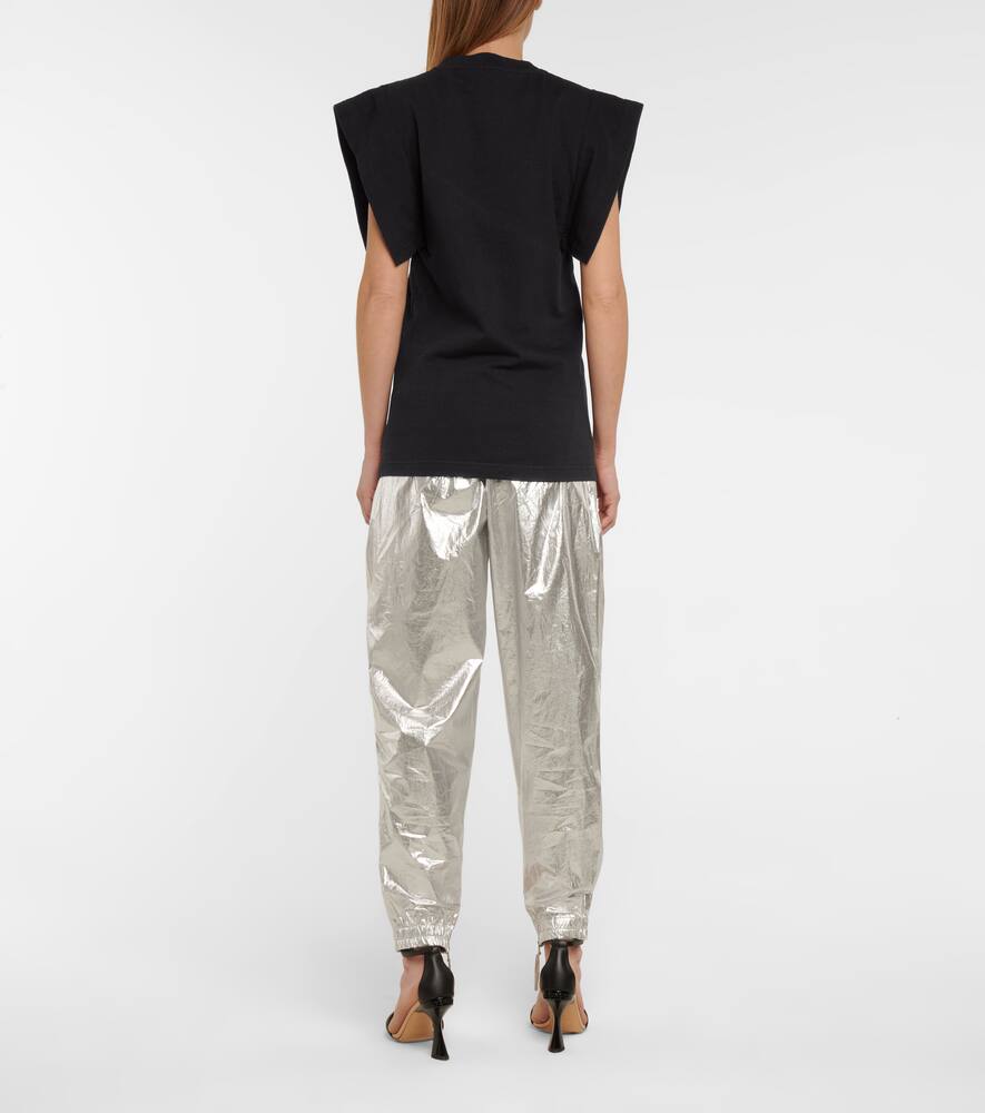Isabel Marant Zelipa Cotton T-shirt In Black