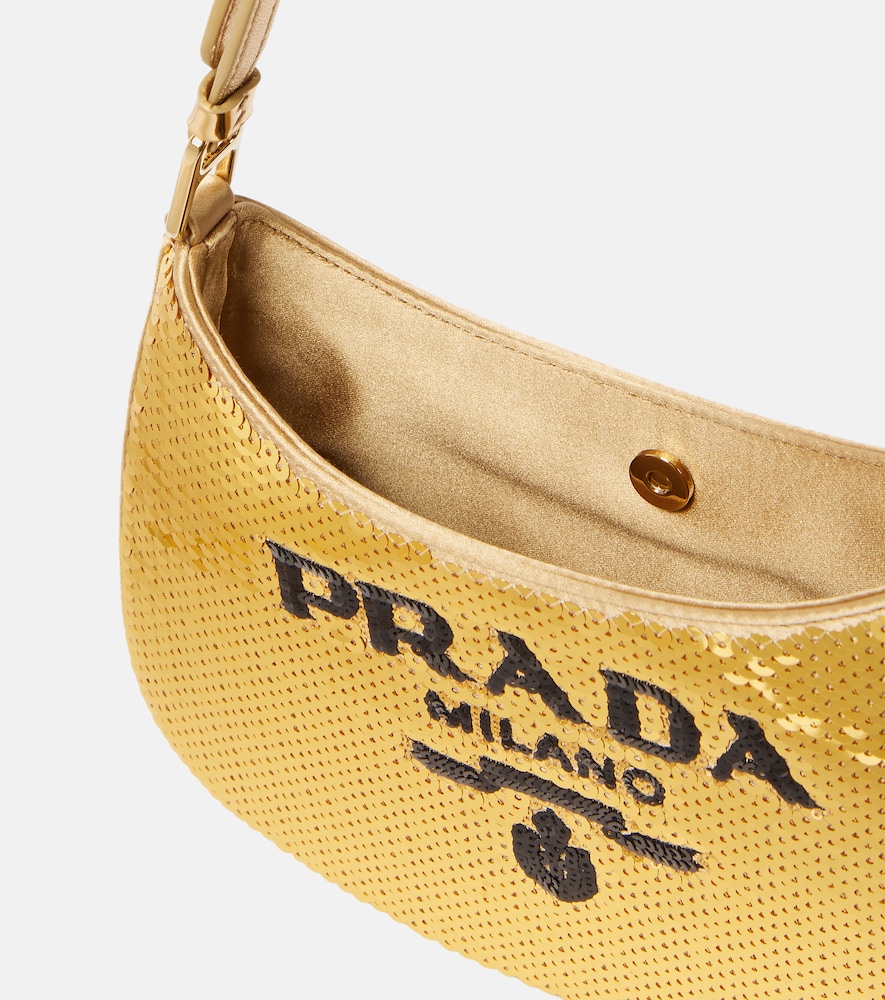  Prada Prada Prada Cleo Small Sequined Shoulder Bag 