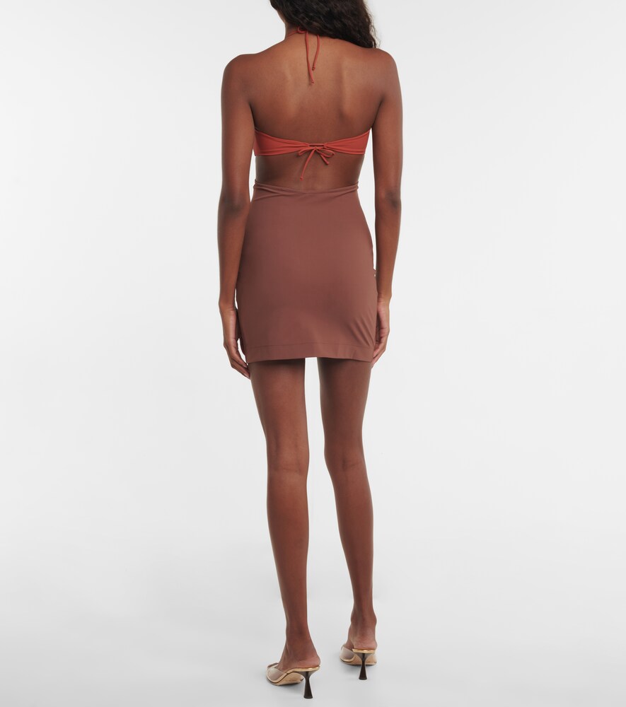  Nensi Dojaka Nensi Dojaka Cutout Minidress 