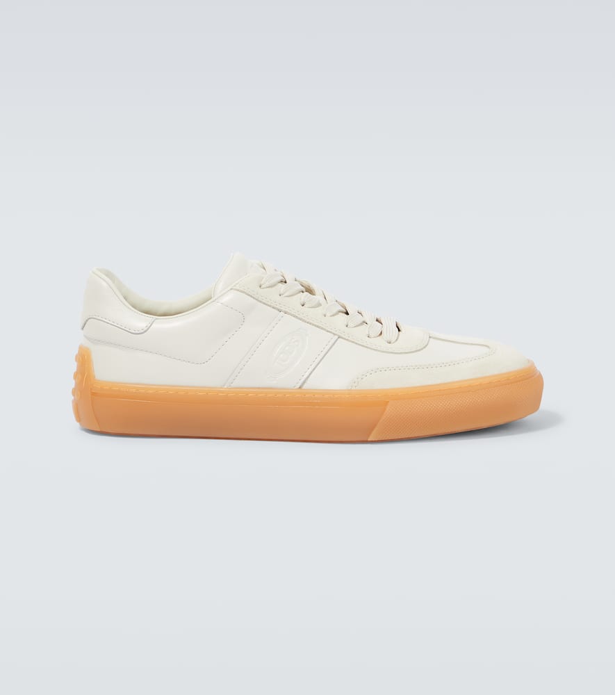 Tod's Cassetta Casual 03e Sneakers In Bianco Latte