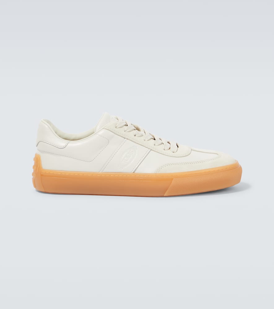 TOD'S LACE-UP LEATHER SNEAKERS